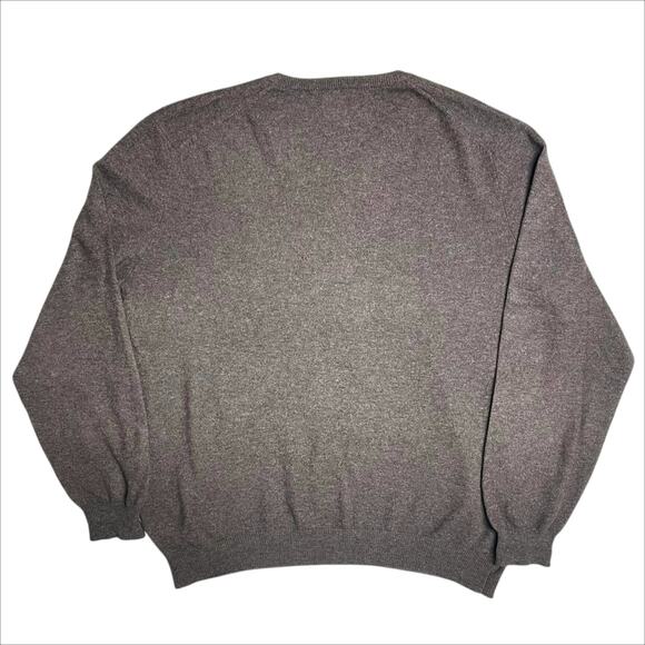 CLUB ROOM Men's 100% Cashmere V-Neck Sweater in Brown Size XL - Picture 3 of 6